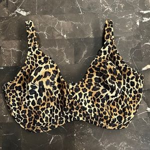 Ellen Tracy Leopard Print Bra 36DD *Brand New Without Tags*